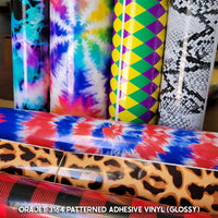 Patterned Adhesive Vinyl (11" x 12" Sheet) CLEARANCE *50% off*