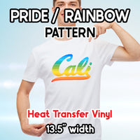 Rainbow Patterned HTV