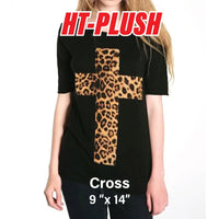 Cross Plush HTV (9" x 14")