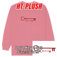 Love Key 2 Set Plush HTV