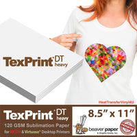 TexPrint®DT Heavy Desktop Sublimation Paper - 8.5" X 11"