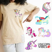 Unicorn Theme PAC HTV (4")