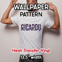 Wallpaper Patterned HTV