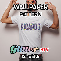 Wallpaper Glitter Patterned HTV