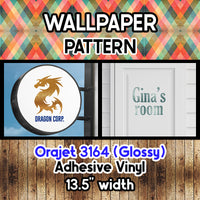 Wallpaper Orajet 3164 Patterned Adhesive Vinyl (13.5" x 12")