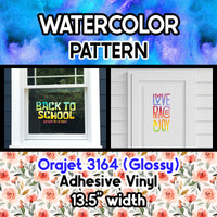 Watercolor Orajet 3164 Pattern