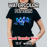 Watercolor Patterned HTV