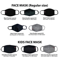 Face Mask (8 options) + 2.5" HTV Print (50 options)