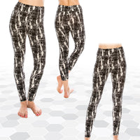 Patterned High Waist Yoga Ultra Soft Leggings (Regular/Plus Size)