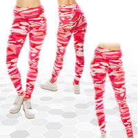 Patterned High Waist Yoga Ultra Soft Leggings (Regular/Plus Size)